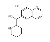 6-Quinolinemethanol, a-2-piperidinyl-, hydrobromide(1:2) picture