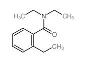 N,N,2-triethylbenzamide Structure