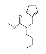 methyl N-butyl-N-(thiophen-2-ylmethyl)carbamate Structure