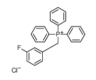 (3-Fluorobenzyl)(triphenyl)phosphonium chloride structure