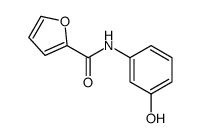 N-(3-hydroxyphenyl)-2-furamide structure