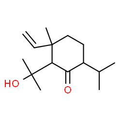 Cyclohexanone,3-ethenyl-2-(1-hydroxy-1-methylethyl)-3-methyl-6-(1-methylethyl)- picture