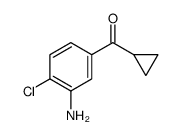 (3-AMINO-4-CHLOROPHENYL)(CYCLOPROPYL)METHANONE structure