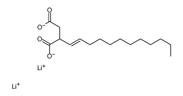 dilithium,2-dodec-1-enylbutanedioate Structure