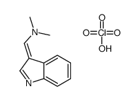 1H-indol-3-ylmethylidene(dimethyl)azanium,perchlorate Structure