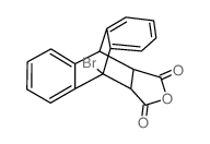 9-bromo-9,10-dihydro-9,10-ethano-anthracene-11,12-dicarboxylic acid-anhydride Structure