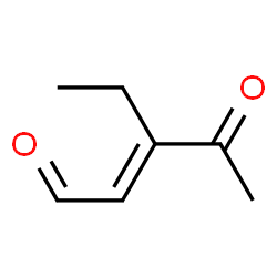 2-Pentenal, 3-ethyl-4-oxo- (9CI)结构式