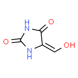 2,4-Imidazolidinedione,5-(hydroxymethylene)-(9CI) Structure