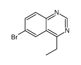 6-bromo-4-ethylquinazoline Structure