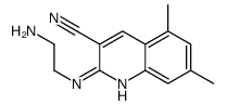 3-Quinolinecarbonitrile,2-[(2-aminoethyl)amino]-5,7-dimethyl-(9CI) picture