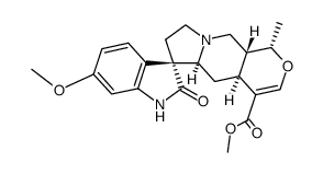 11-methoxy-19α-methyl-2-oxo-(7αC2)-formosanane-16-carboxylic acid methyl ester Structure