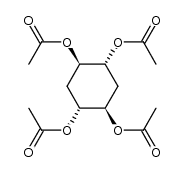 (+/-)-1r,2t,4c,5t-tetraacetoxy-cyclohexane Structure