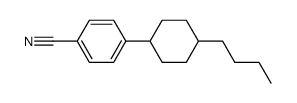 4-(4-Butylcyclohexyl)benzonitrile structure