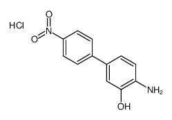 4-Amino-4'-nitro-3-biphenylol hydrochloride Structure