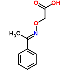 (1-PHENYL-ETHYLIDENEAMINOOXY)-ACETIC ACID结构式