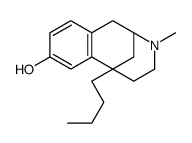 5-Butyl-2'-hydroxy-2-methyl-6,7-benzomorphan结构式