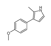 1H-Pyrrole,3-(4-methoxyphenyl)-2-methyl-(9CI) Structure