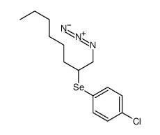 1-(1-azidooctan-2-ylselanyl)-4-chlorobenzene结构式