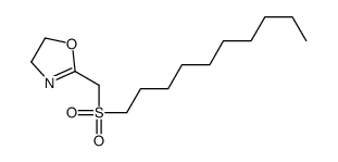 2-(decylsulfonylmethyl)-4,5-dihydro-1,3-oxazole Structure