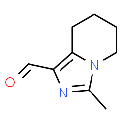 Imidazo[1,5-a]pyridine-1-carboxaldehyde, 5,6,7,8-tetrahydro-3-methyl- (9CI) Structure