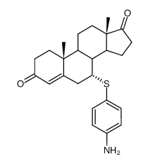 7-(4'-amino)phenylthioandrostenedione picture