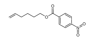 hex-5-enyl 4-nitrobenzoate结构式