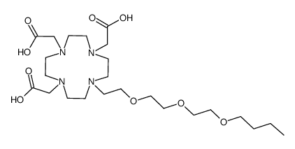 10-(3,6,9-trioxatridecyl)-1,4,7,10-tetraazacyclododecane-1,4,7-triacetic acid Structure