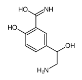 5-(2-amino-1-hydroxyethyl)-2-hydroxybenzamide Structure