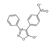 4-(4-Nitrophenyl)-3-phenylsydnone Structure