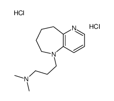 N,N-dimethyl-3-(6,7,8,9-tetrahydropyrido[3,2-b]azepin-5-yl)propan-1-amine,dihydrochloride Structure