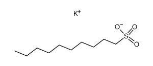 decane-1-sulfonic acid , potassium-salt结构式