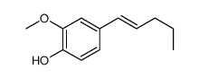 2-methoxy-4-pent-1-enylphenol结构式