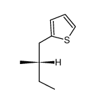 (S)-2-(2-Methylbutyl)thiophene结构式