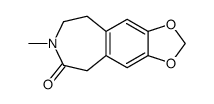 7,8-methylenedioxy-3-methyl-1,2,4,5-tetrahydro-3H-3-benzazepin-2-one Structure