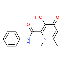 2-Pyridinecarboxamide,1,4-dihydro-3-hydroxy-1,6-dimethyl-4-oxo-N-phenyl- picture