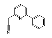 2-(6-苯基吡啶-2-基)乙腈结构式