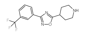 4-{3-[3-(三氟甲基)苯基]-[1,2,4]-恶二唑-5-基}哌啶图片