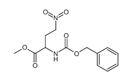 methyl Nα-benzyloxycarbonylamino-γ-nitrobutyrate Structure