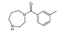 1H-1,4-Diazepine,hexahydro-1-(3-methylbenzoyl)-(9CI) structure