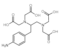 1-(4-AMINOBENZYL)ETHYLENEDIAMINE-N,N,N',N'-TETRAACETIC ACID Structure