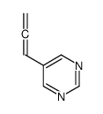 Pyrimidine, 5-(1,2-propadienyl)- (9CI) structure