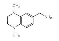 (1,4-dimethyl-2,3-dihydroquinoxalin-6-yl)methanamine structure