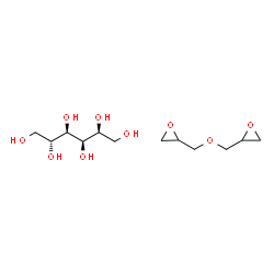 d-Glucitol, glycidyl ether Structure