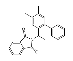 2-[1-(4,5-dimethyl-2-phenylphenyl)ethyl]isoindole-1,3-dione结构式