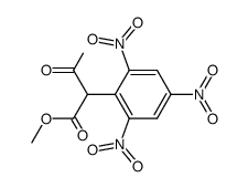 methyl 2-(2,4,6-trinitrophenyl)-3-oxobutanoate结构式