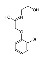 2-(2-bromophenoxy)-N-(2-hydroxyethyl)acetamide结构式