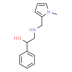 2-(((1-METHYL-1H-PYRROL-2-YL)METHYL)AMINO)-1-PHENYLETHANOL structure