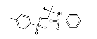 (S)-N-(p-toluenesulfonyl)-2-amino-1-propyl p-toluenesulfonate Structure