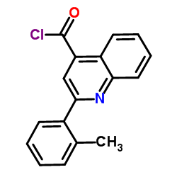 2-(2-Methylphenyl)-4-quinolinecarbonyl chloride structure