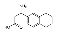 3-AMINO-3-(5,6,7,8-TETRAHYDRO-NAPHTHALEN-2-YL)-PROPIONIC ACID Structure